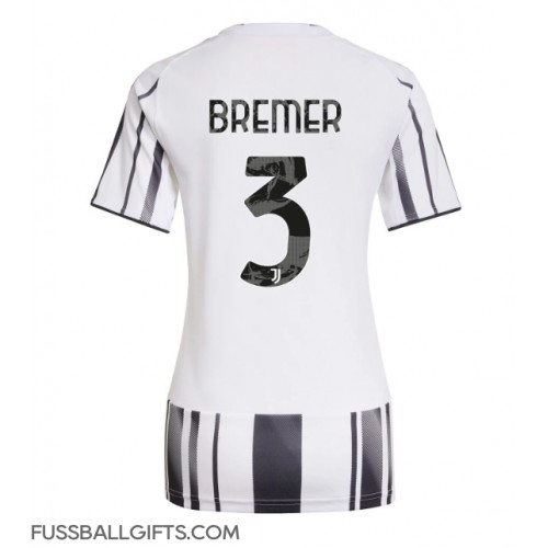 Juventus Gleison Bremer #3 Fußballbekleidung Heimtrikot Damen 2025-26 Kurzarm